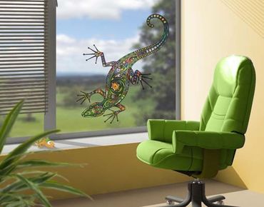 Window sticker - Gecko Pattern