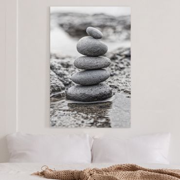 Print on canvas - Stone Tower In Water