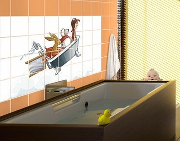 Tile sticker - Flying Farm Bathtub