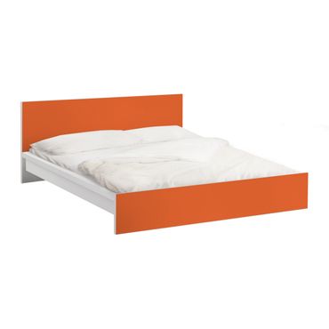 Adhesive film for furniture IKEA - Malm bed 160x200cm - Colour Orange