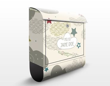 Letterbox customised - Sky Crocodile