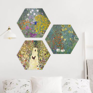 Forex hexagon - Gustav Klimt - In The Garden