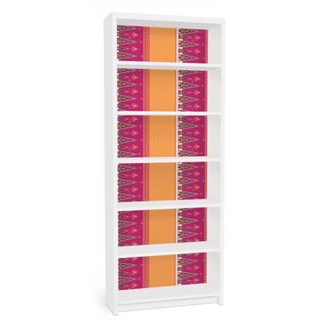 Adhesive film for furniture IKEA - Billy bookcase - Summer Sari