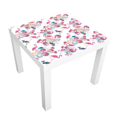 Adhesive film for furniture IKEA - Lack side table - Dance Of The Flamingos