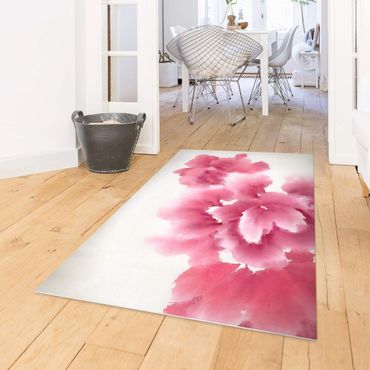 Vinyl Floor Mat - Artistic Flora I - Landscape Format 3:2