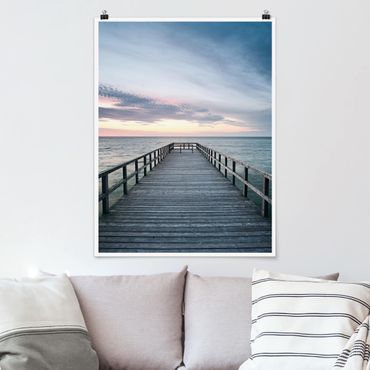 Poster beach - Landing Bridge Boardwalk
