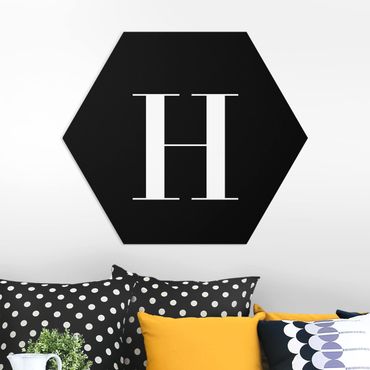 Forex hexagon - Letter Serif Black H