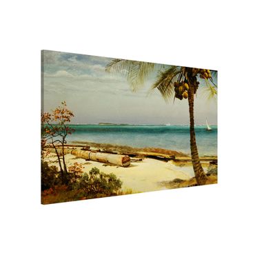 Magnetic memo board - Albert Bierstadt - Tropical Coast