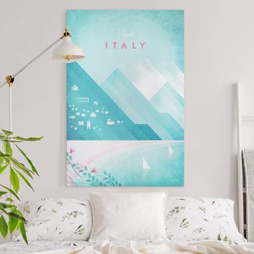 Print on canvas - Travel Poster - Italy