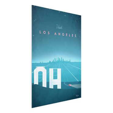 Print on forex - Travel Poster - Los Angeles