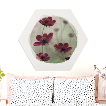 Forex hexagon - WaterColours - Pink Kosmeen