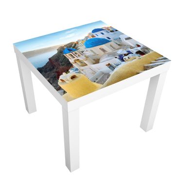 Adhesive film for furniture IKEA - Lack side table - View Over Santorini