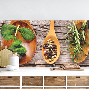 Kitchen wall cladding - Herbs And Spices