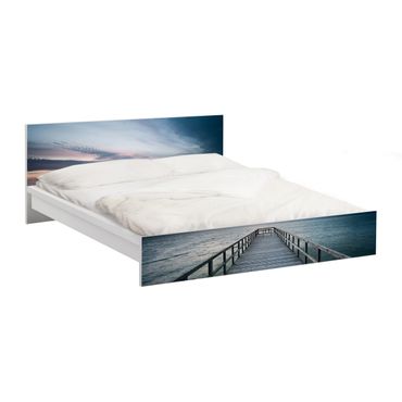 Adhesive film for furniture IKEA - Malm bed 160x200cm - Landing Bridge Boardwalk