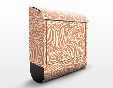 Letterbox - Zebra Allover Print Design 39x46x13cm