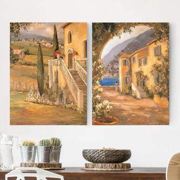Print on canvas - Italian Landscape Set I