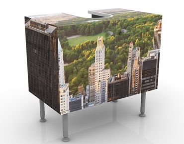 Wash basin cabinet design - Overlooking Central Park