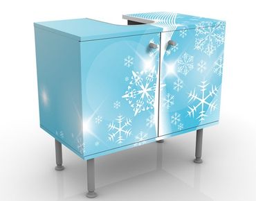 Wash basin cabinet design - Icy Shimmer