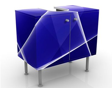 Wash basin cabinet design - Blue Dance