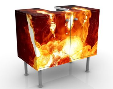 Wash basin cabinet design - Flaming Identity