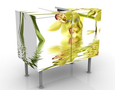 Wash basin cabinet design - Elegant Orchid Waters