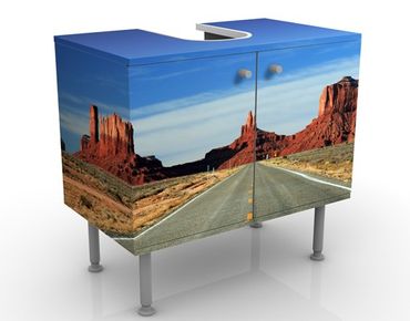 Wash basin cabinet design - Colorado Plateau