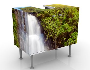 Wash basin cabinet design - Waterfall Romance