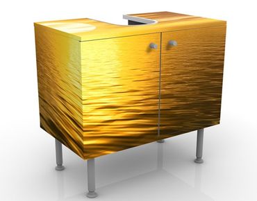 Wash basin cabinet design - Golden Sunrise