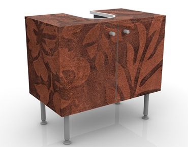 Wash basin cabinet design - Leather Structure