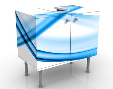 Wash basin cabinet design - Blue Element No.2
