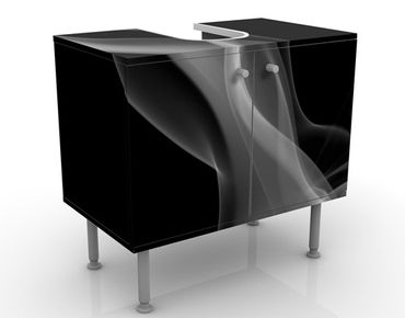 Wash basin cabinet design - Silver Smoke