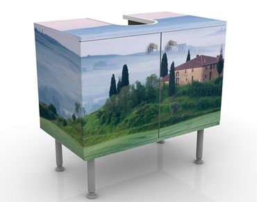 Wash basin cabinet design - Sunrise In Tuscany
