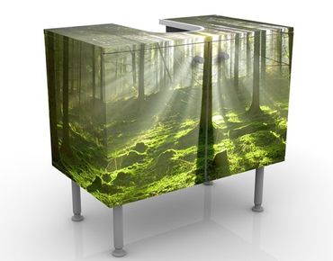 Wash basin cabinet design - Spring Fairytale