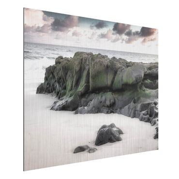 Print on aluminium - Rock On The Beach