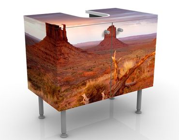 Wash basin cabinet design - Monument Valley At Sunset