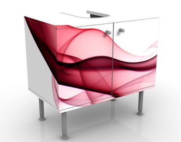 Wash basin cabinet design - Red Flame