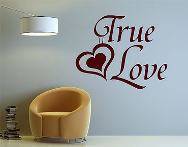 Wall sticker - No.1430 True Love