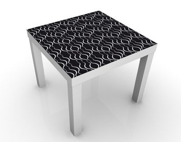 Side table design - Dot Pattern In Black
