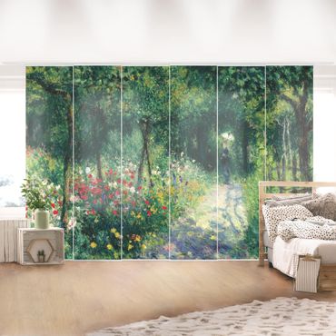 Sliding panel curtains set - Auguste Renoir - Women In A Garden