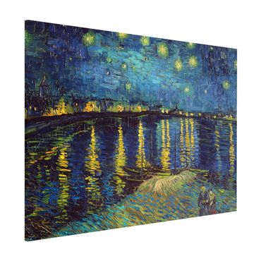 Magnetic memo board - Vincent Van Gogh - Starry Night Over The Rhone