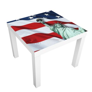 Adhesive film for furniture IKEA - Lack side table - In God We Trust