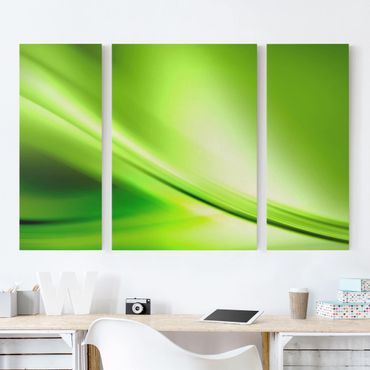 Print on canvas 3 parts - Green Valley
