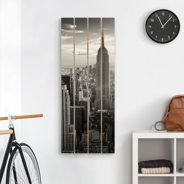 Print on wood - Manhattan Skyline