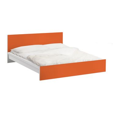 Adhesive film for furniture IKEA - Malm bed 140x200cm - Colour Orange