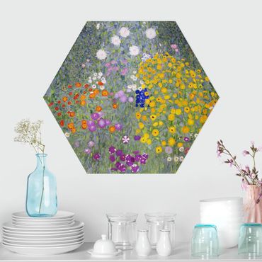 Forex hexagon - Gustav Klimt - Cottage Garden