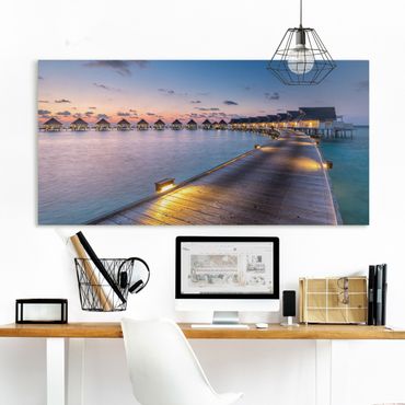 Print on canvas - Sunset In Paradise