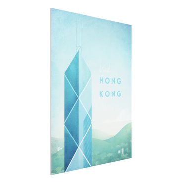 Print on forex - Travel Poster - Hong Kong