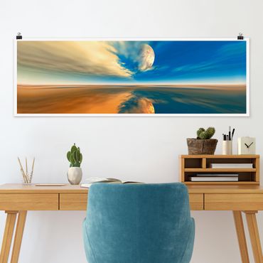 Panoramic poster beach - Fantasy