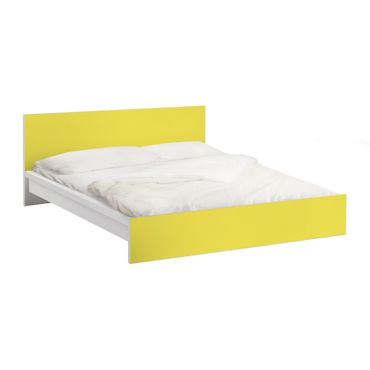 Adhesive film for furniture IKEA - Malm bed 160x200cm - Colour Lemon Yellow