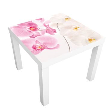Adhesive film for furniture IKEA - Lack side table - Delicate Orchids